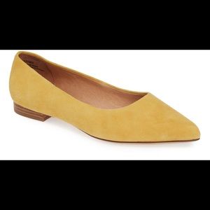 2 for $20🐶 Saffron Suede Caslon Pointed Toe Flats